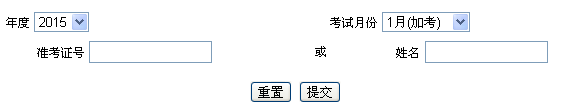 2015年1月广东肇庆市自学考试成绩公布